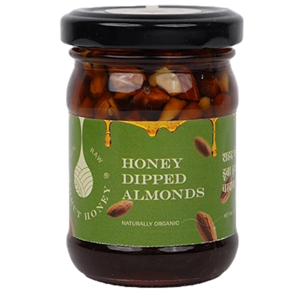 honey dipped almonds