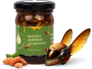 honey dipped almonds