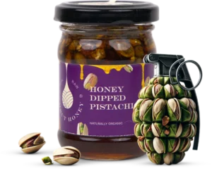 honey dipped pistachio