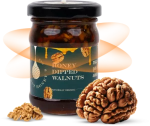 honey dipped walnuts